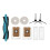 9 Pcs for Cecotec Conga 11090 13090 Sweeping Machine Accessories Main Side Brush Mop Filter Dust Bags 1