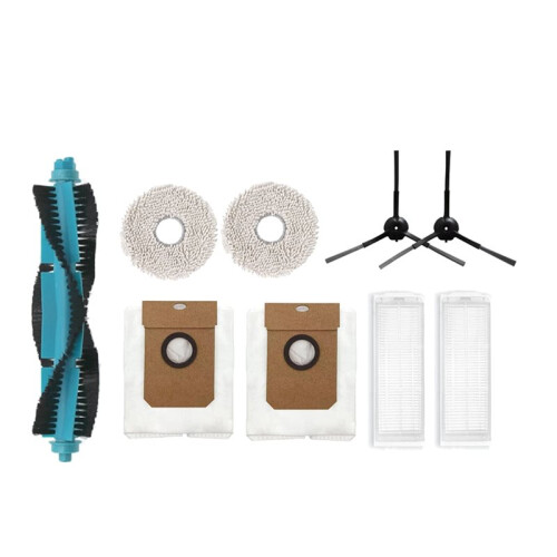 9 Pcs for Cecotec Conga 11090 13090 Sweeping Machine Accessories Main Side Brush Mop Filter Dust Bags