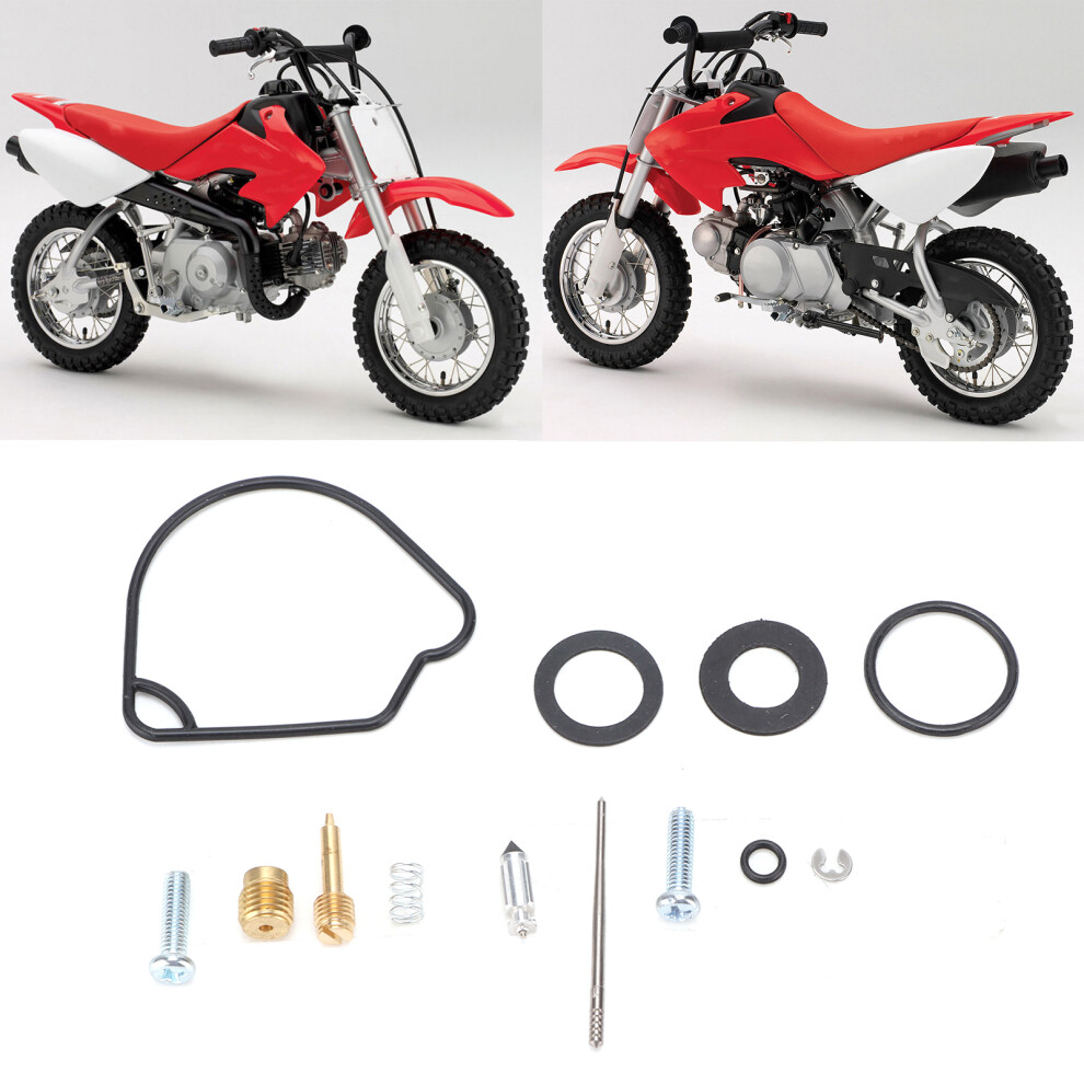 Motorcycle Carburetor Repair Kit For Honda Crf50f 2004Â2016 Rubber Metal 4981391694688