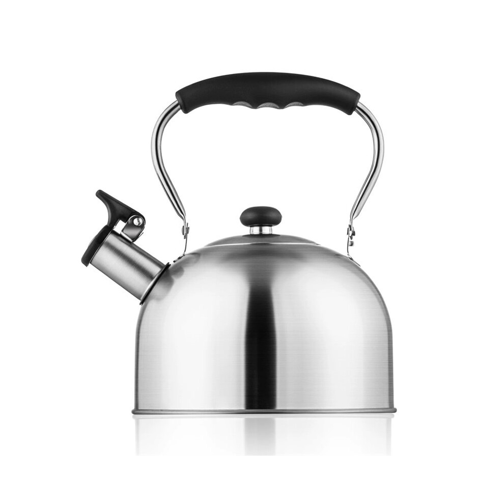 Whistling Tea Kettle 2.5L Stovetop Teapot Stainless Steel Water Kettle For Camping & Kitchen Foldable Handle For Coffee 6033652614947