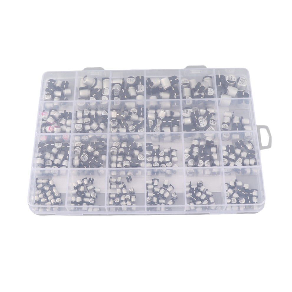 400Pcs Electrolytic Capacitor Set 1Uf-1000Uf 6.3V-50V With Storage Box 3291391695006