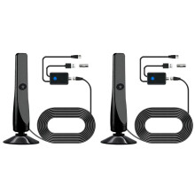 2X 4K/1080P HD Digital-TV-Antenne mit Signalverstärker Weitbereichs-DVB-T2-Antenne für HDTV-Empfang Heim-TV-Antenne