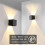 Motion Sensor Wall Lamp: Modern Aluminum Acrylic Sconce for Indoor Lighting White 5