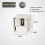 Motion Sensor Wall Lamp: Modern Aluminum Acrylic Sconce for Indoor Lighting White 7
