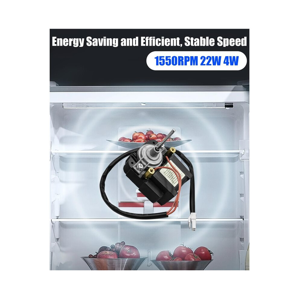Refrigeration Fan Input 22W Output 4W 1550Rpm 115V Freezer Fan Zyd-2J-22 Series Shaded-Pole Motor Refrigerator Fan Motor 4713259562859