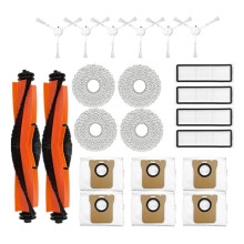Compatible with Robot Vacuum X20+ / X20 Replacement Parts Accessories Roller Side Brush Hepa Filter Mop Cloth Dust Bags