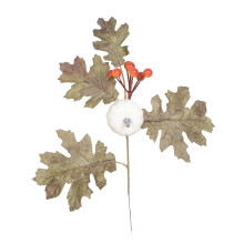 Artificial Maple Stem with Plastic Leaves24x28cm
