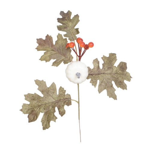 Artificial Maple Stem with Plastic Leaves24x28cm