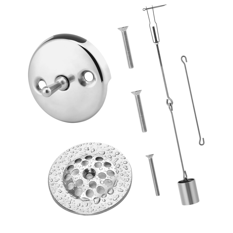 Corrosion Resistant Stainless Steel Bathtub Drain Assembly Kit 7754002071478