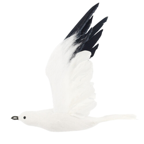 Artificial Seagulls Sculpture Flying Bird Hanging Decors For-S