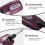 Guitar Wireless System USB Rechargeable Wireless Guitar Transmitter Receiver Electric Guitar Bass Wireless System,C 4