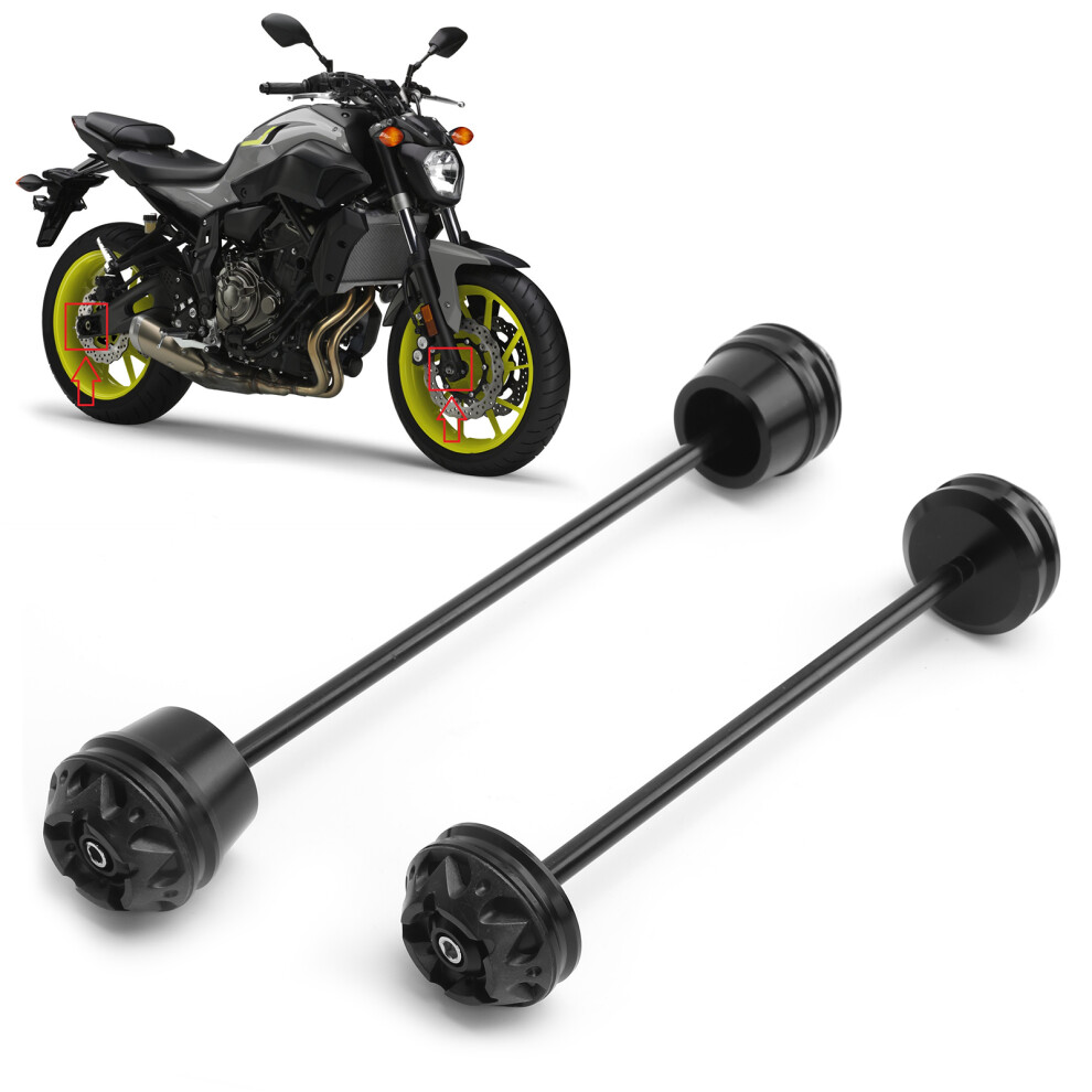 Aluminum Wheel Axle Slider Set Fits Yamaha Mt07 Fz07 Xsr700 6901391696534