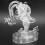 3D Constellation Aquarius Crystal Puzzle with LED Light, 13x14cm 8