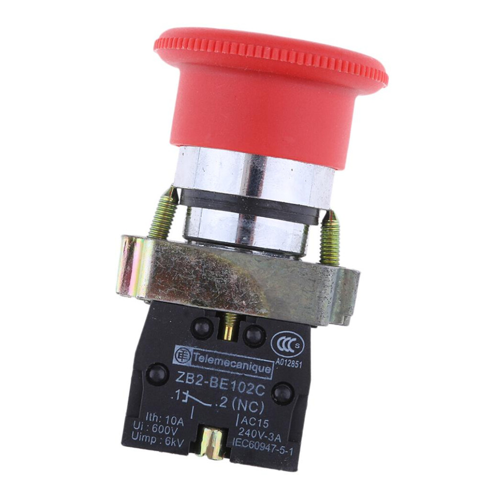Latching Rotary Stop Mushroom Emergency Stop Xb2-Bs542 Self-Locking 5905632300755