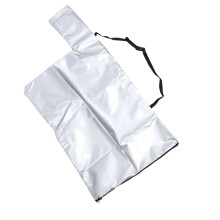 Oxford Stoff Laubbläser und Staubsaugerbeutel 60x45x35cm Silberweiß