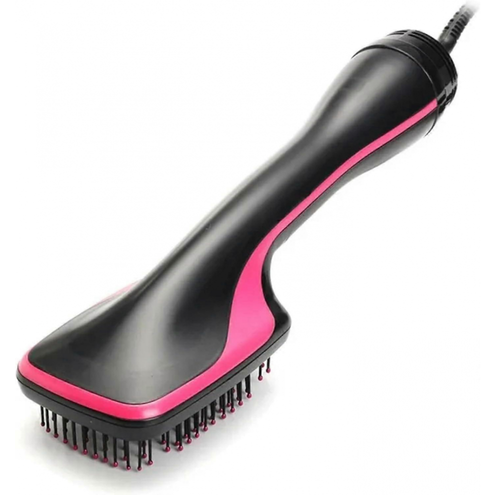 Black Hair Dryer Brush, One-Step Hair Dryer And Styler Hair Dryers Blow Dryer With Comb Hair Straightener Brush For Detangle And Dry Hair (Black)