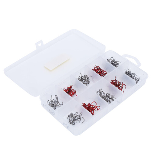 Triple Hooks Set Carbon Steel Fishing 2
