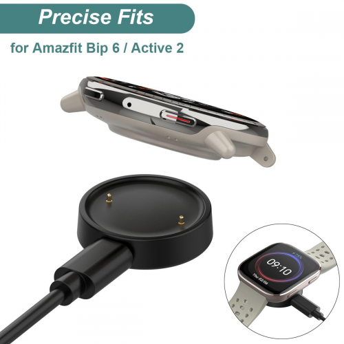 Φορτιστής συμβατός με Amazfit Bip 6/Active 2, Ανταλλακτικό καλώδιο φόρτισης για Amazfit B 2