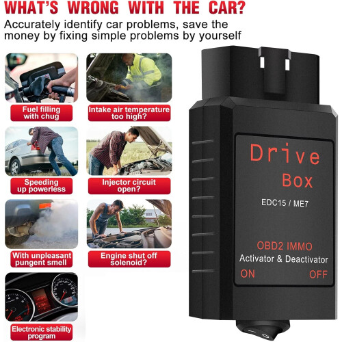 Boîtier de commande OBD2 EDC15/ME7 - Désactivateur d'antidémarrage - Accessoires auto 1