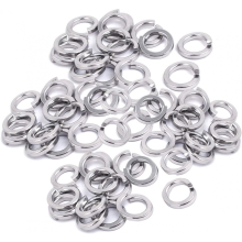 60 Pcs Spring Lock Washer, M8 Split Lock Washer Assortment 304 Stainless Steel