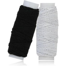 Elastic Sewing Thread 2-Pack, 30m Each, Multipurpose Stretch Thread for Sewing