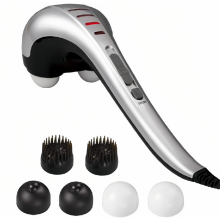 Handheld Neck Back Massager Deep Tissue Percussion Massage Compatible Shoulder, Leg, Foot, Muscles, Electric Double Head Full Body Massagers