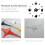 DIY Frameless Wall Clock 40cm Silent Acrylic Modern Decor Gift 5