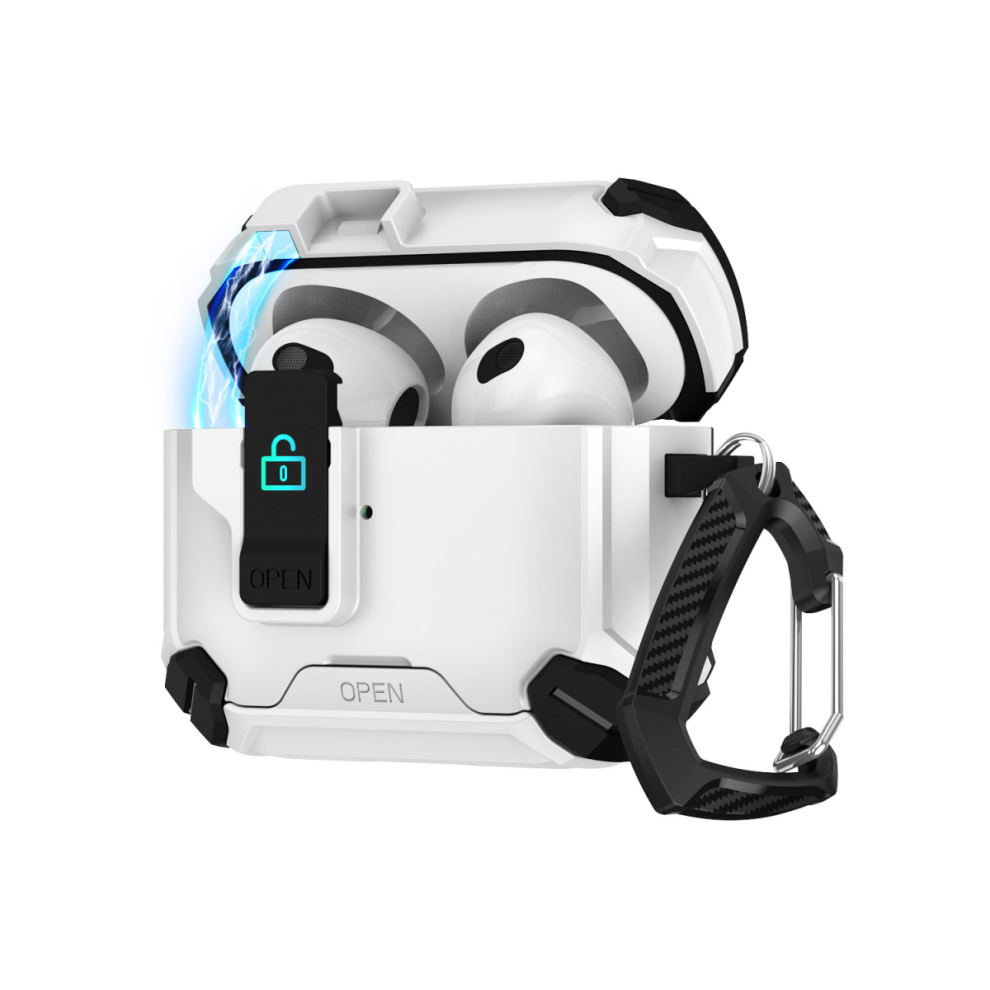 Compatible Airpods 3Rd Generation Headphone Cases, Fully Drop Proof Auto Eject Protective Cover Design, New Charging Port Dust 6485316777572