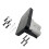 (Grey) Safe 120A Plug Mounting Panel Base Durable Socket Panel Featuring 1