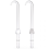 DT100E Clear Replacement Implant Denture Tips (Pack of 2) 1