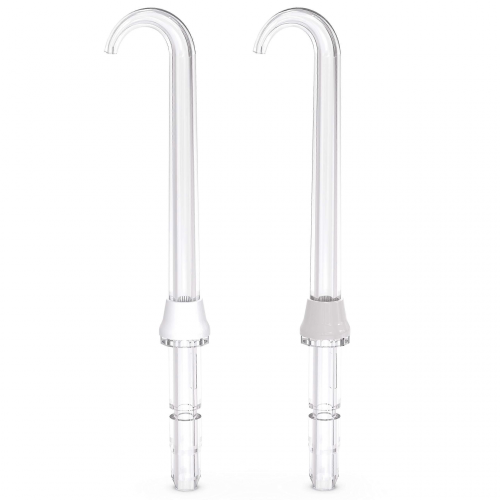 DT100E Clear Replacement Implant Denture Tips (Pack of 2)