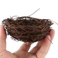 8X Handmade Vine Twig Bird Nest Home Nature  Holiday for Photo Garden Decor