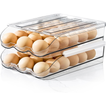 Egg Storage Box Refrigerator Fresh-Keeping Box Automatic Rolling Egg Box