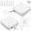 2Pcs Automatic Punch Free Sensor Door Closer with Steel Drawstring Sliding Screen Auto Doo 1