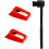 2pcs Record Player Needles with 1 Cleaning Brush, Turntable Stylus Replacement 1
