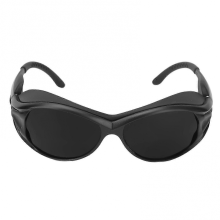 Schutzbrille mit rotem LED-Licht, Augenschutz für Solariumbesuche, UV-Schutz, IPL-Laserschutzbrille