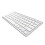 78 Keys Spanish Wireless Bluetooth Keyboard, Ultra-Slim, Silver 9