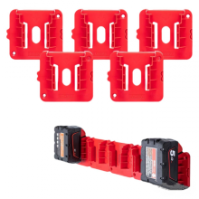 (5er-Pack) Wandhalterung für Milwaukee M18 18V Akkus (10er-Pack)