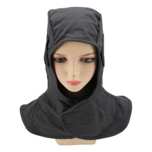 Brandschutz-Cotton-Schweißkopfhaube mit Nackenbedeckung, Grau, für Herren & Damen
