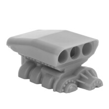 Zubehör Lufteinlass Hutze RC Wraith Grau