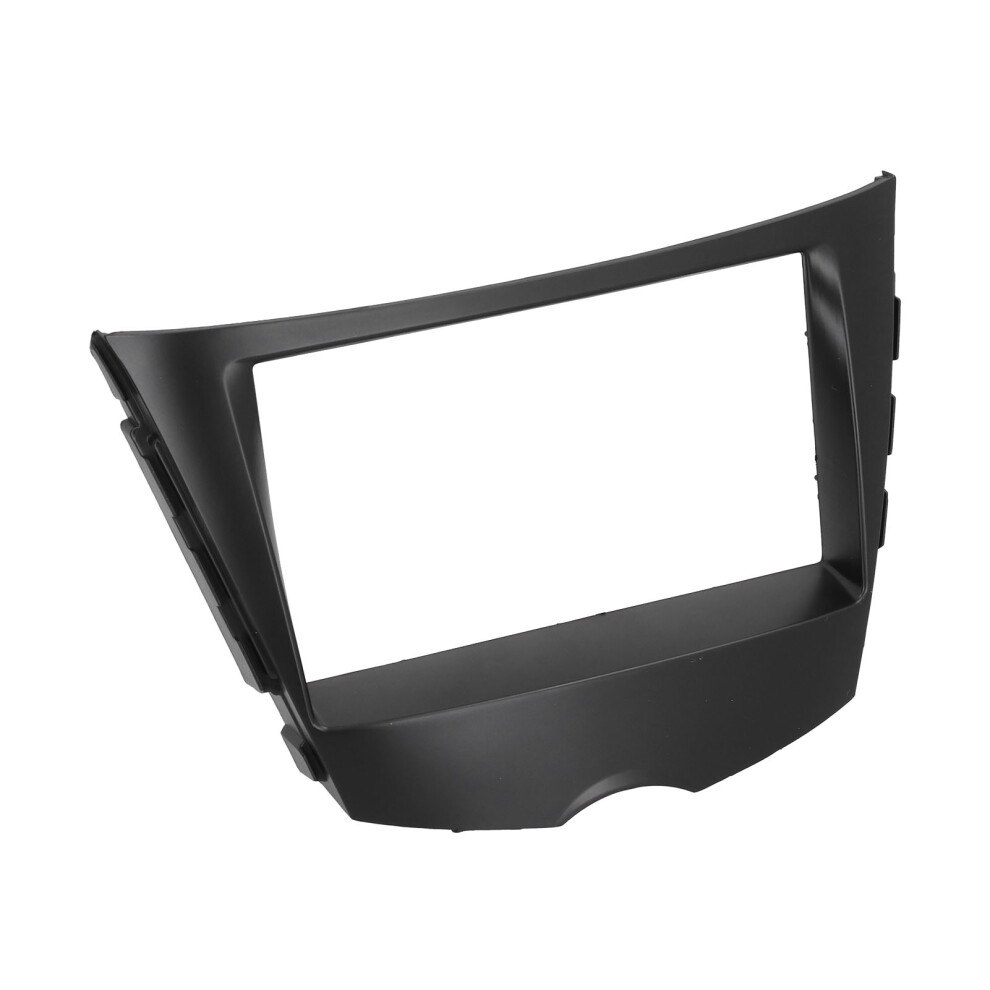 Glossy 2Din Radio Fascia Veloster 2011-2018 Black 7055741670695
