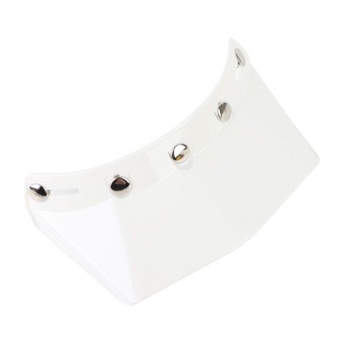 Universal 5-Snap Visor for Open Face Motorcycle Helmets Wind Flip Up Cap