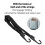 Elastic Rope Fixing Strap with 2 Hooks for Secure Motorcycle Helmet Luggage 5