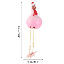 Bright Ceramic Chicken Figurine Gift Idea