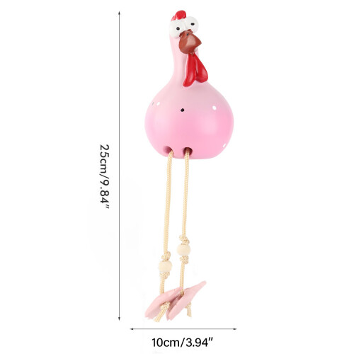 Bright Ceramic Chicken Figurine Gift Idea