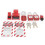 Compact Lockout Tagout Kit with Lockset Fitting Tools and Portable Bag 14