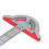 Edelstahlschneide-Lineal Protractor, 70 Winkelmessgerät, 50 cm 9