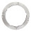 Jeep Wrangler JK Headlight Fixing Bracket 7in Round Light Mount Base Silver 12