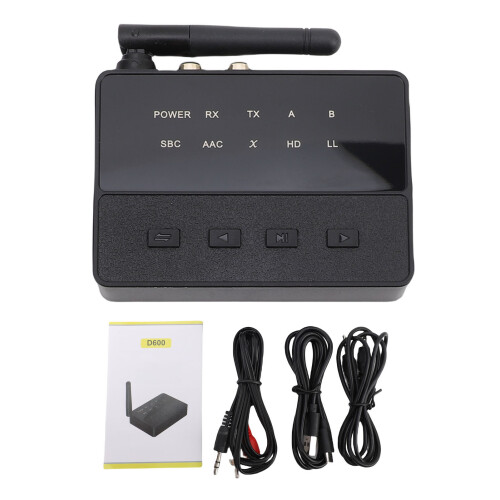 D600 Bluetooth Transmitter Receiver, Type-C AUX, AptX Low Latency 1