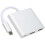 4K 3-in-1 Type-C Docking Station, HDMI, USB, PD, Silver 7